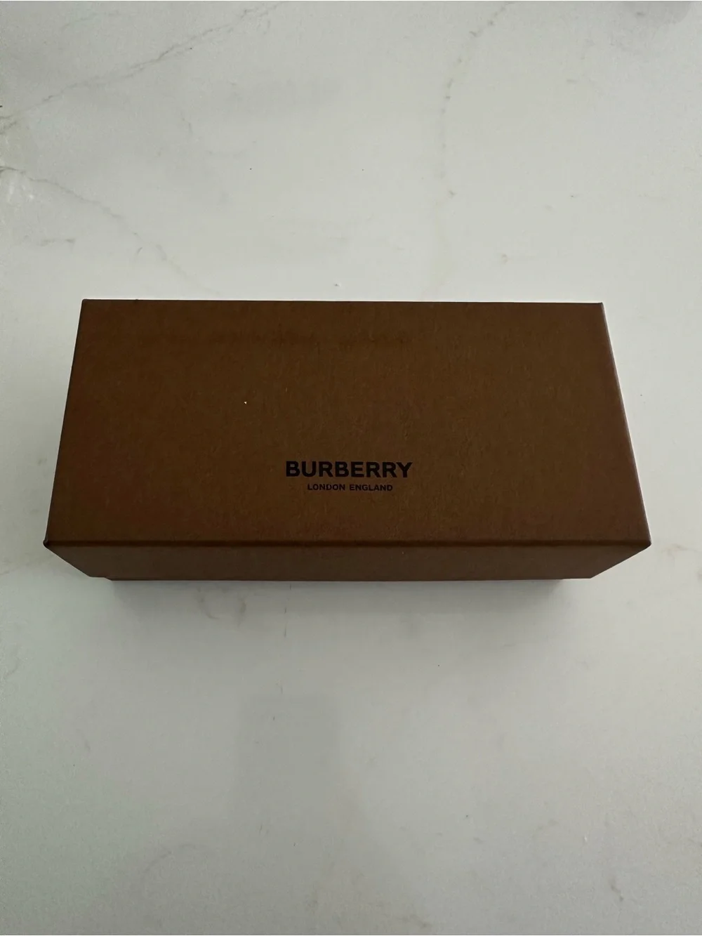 Burberry Brown Box with Black Accessory Sleeve